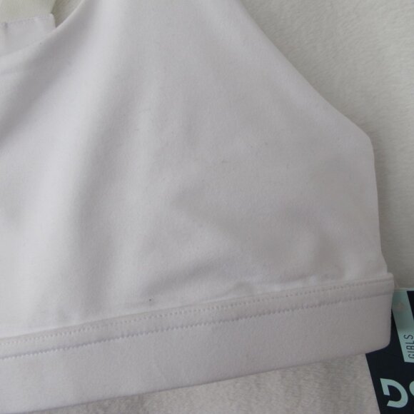 NWT - DSG Girls White Sports Bra - XL (16) - Picture 4 of 7